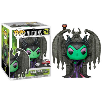 Figura POP Disney Villains Maleficent on Throne Diamond Exclusive